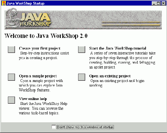  Java WorkShop Startup